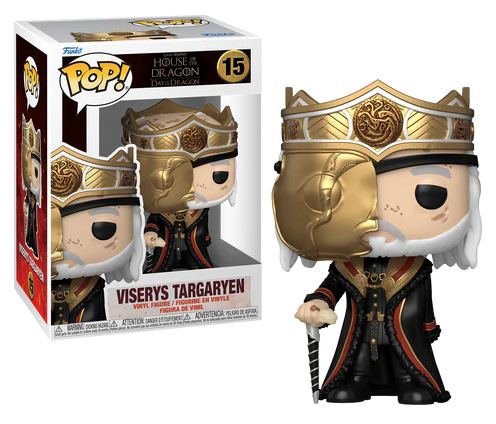 House of the Dragon POP! TV Vinyl Figures Masked Viserys 9 cm Assortment (6)
