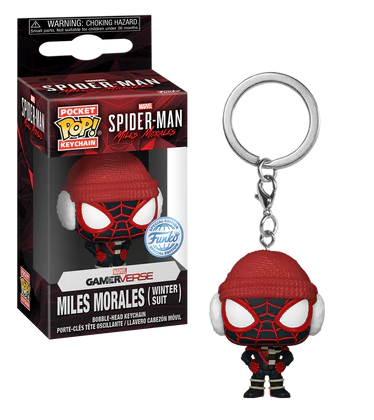 MILES MORALES - Pocket Pop Keychains - Miles Morales "Winter Suit"