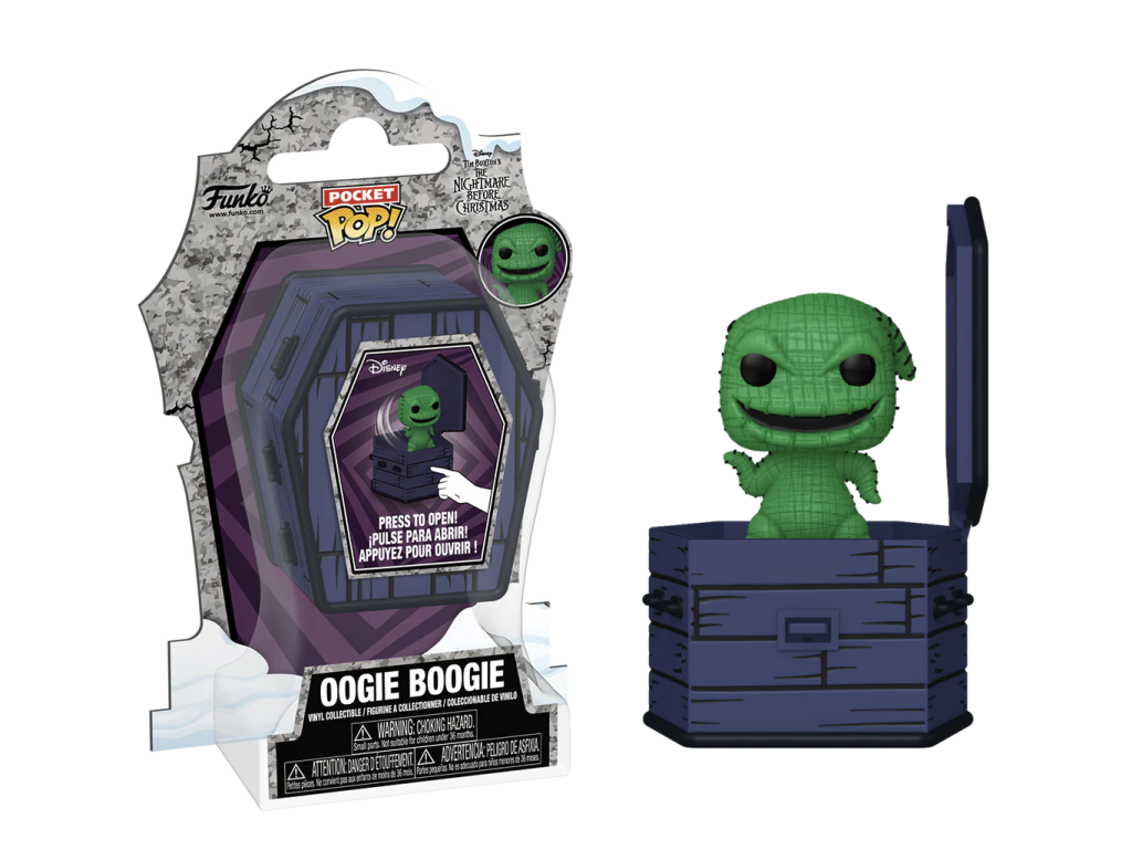 The Nightmare Before Christmas Coffin Pocket POP! Vinyl Figure Oogie Boogie 6 cm