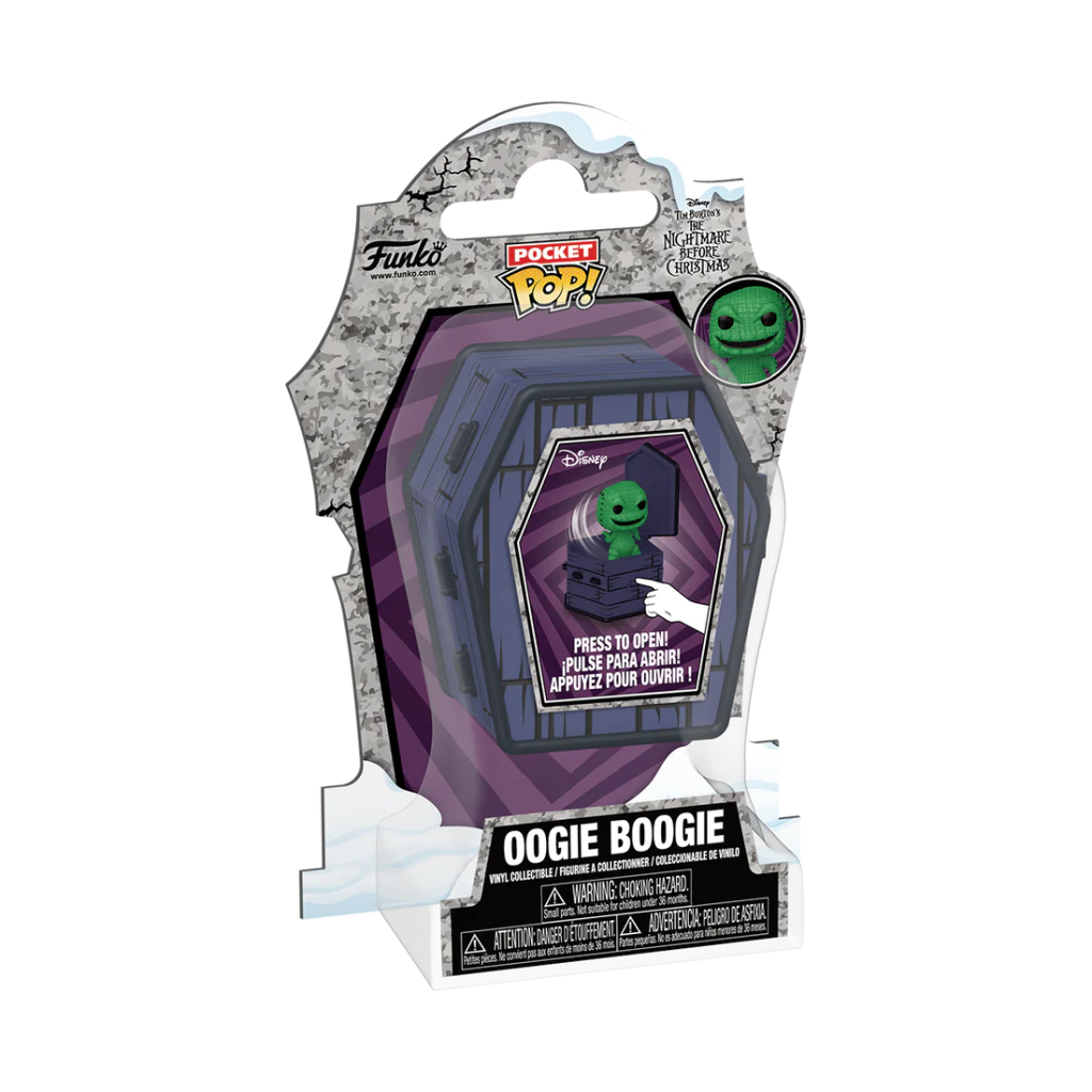 The Nightmare Before Christmas Coffin Pocket POP! Vinyl Figure Oogie Boogie 6 cm