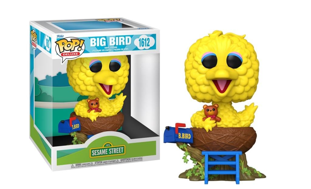 Sesame Street POP! Deluxe Vinyl Figure Big Bird in Nest 17 cm
