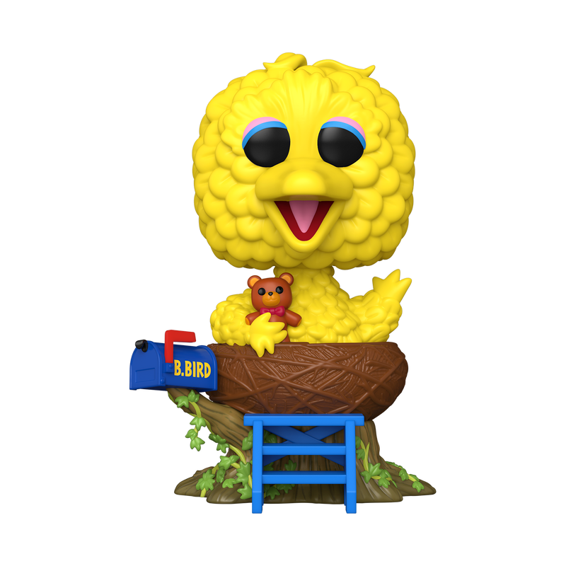 Sesame Street POP! Deluxe Vinyl Figure Big Bird in Nest 17 cm