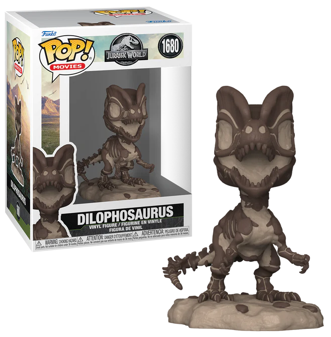 Jurassic Park Fossil POP! Movies Vinyl Figure Dilophosaurus 9 cm