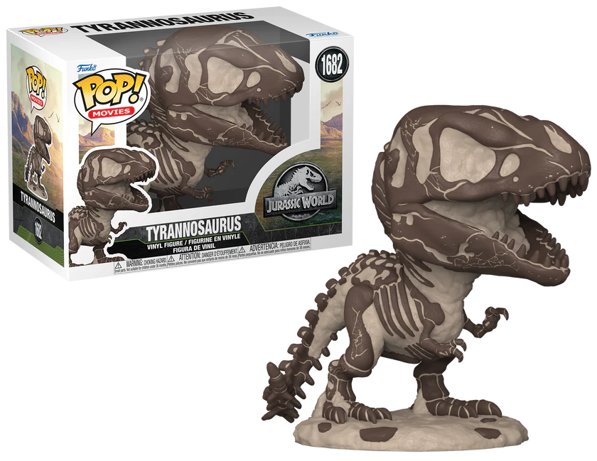 Jurassic Park Fossil POP! Movies Vinyl Figure Tyrannosaurus 9 cm