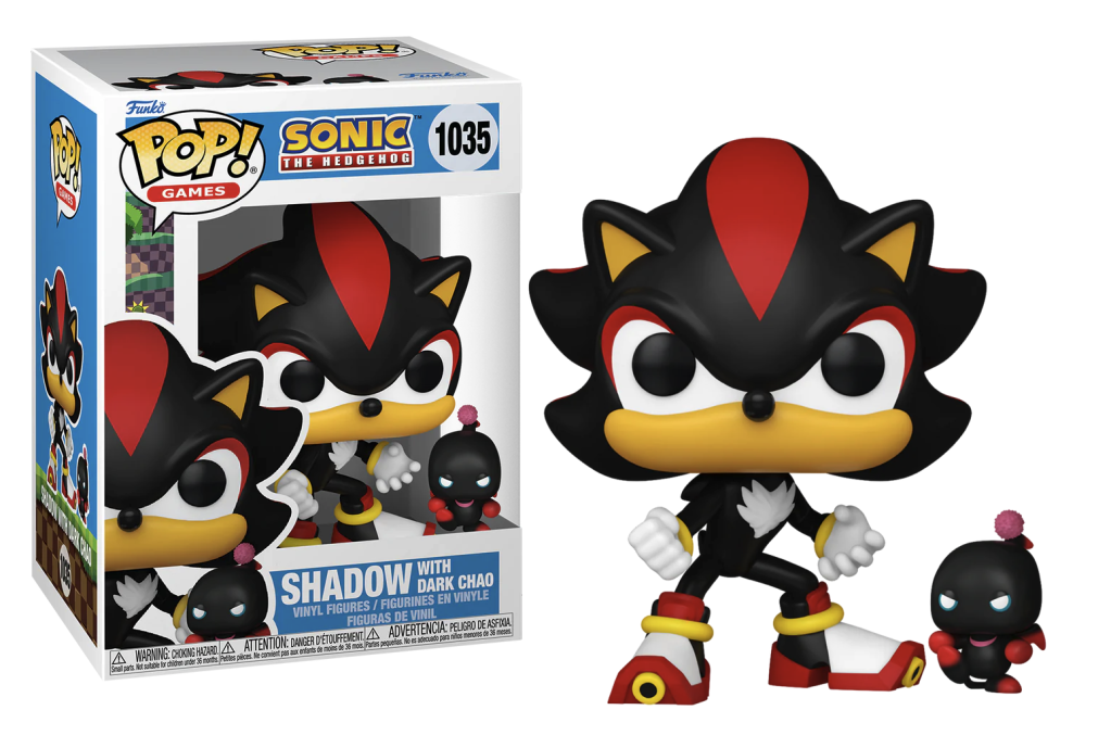 [PREORDER] Sonic The Hedgehog POP & Buddy! Vinyl Figure Shadow w/DChao 9 cm