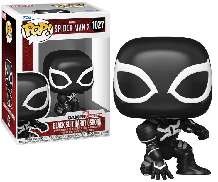 Spiderman 2 POP! Games Vinyl FigureHarry Osborn (Black Suit) 9 cm