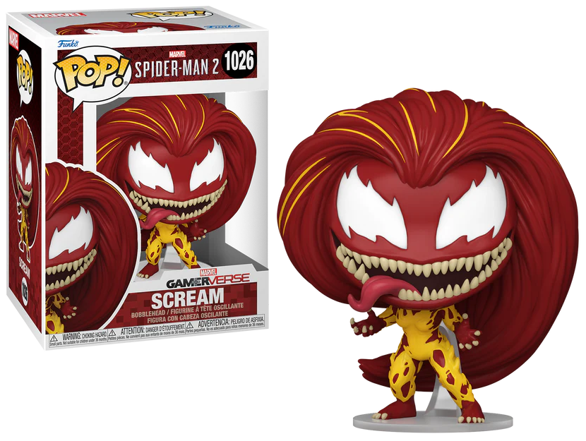 Spiderman 2 POP! Games Vinyl Figure Scream 9 cm