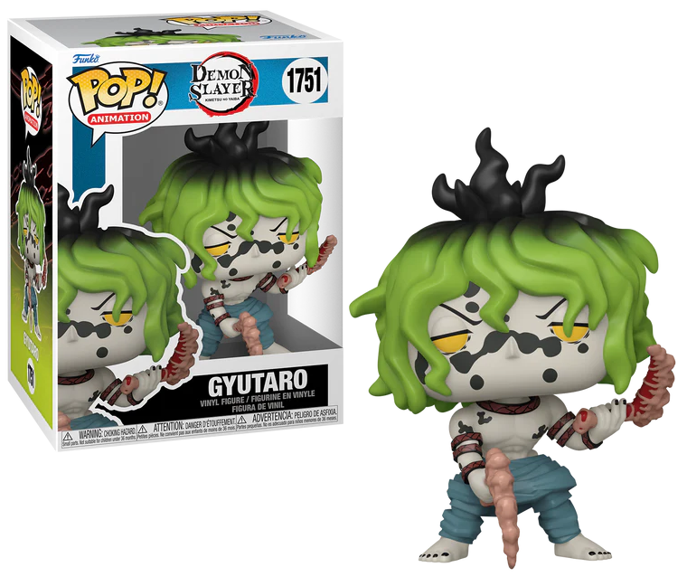 Demon Slayer: Kimetsu no Yaiba POP! Animation Vinyl Figures Gyutaro 9 cm