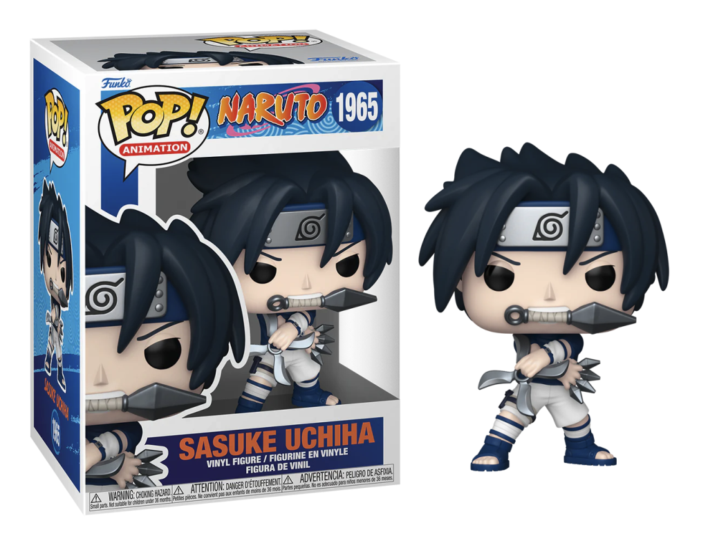 Naruto Classic Pop! Animation Vinyl Figure Sasuke 9 cm
