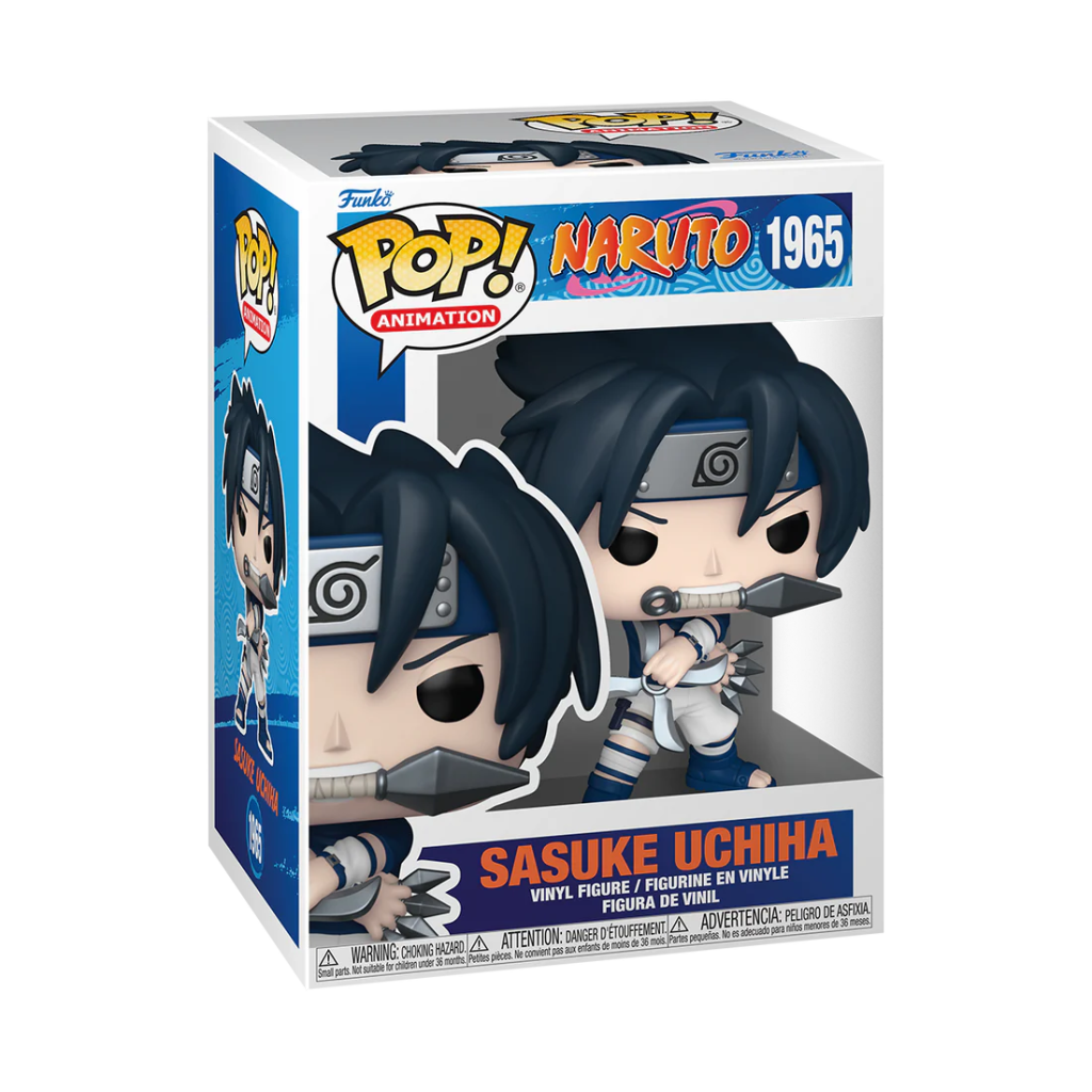 Naruto Classic Pop! Animation Vinyl Figure Sasuke 9 cm