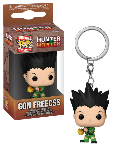 [PREORDER] Hunter x Hunter POP! Vinyl Keychains 4 cm Leathe Gon Freecss Display (12)