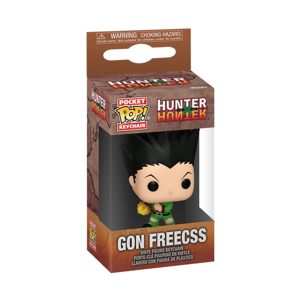 [PREORDER] Hunter x Hunter POP! Vinyl Keychains 4 cm Leathe Gon Freecss Display (12)