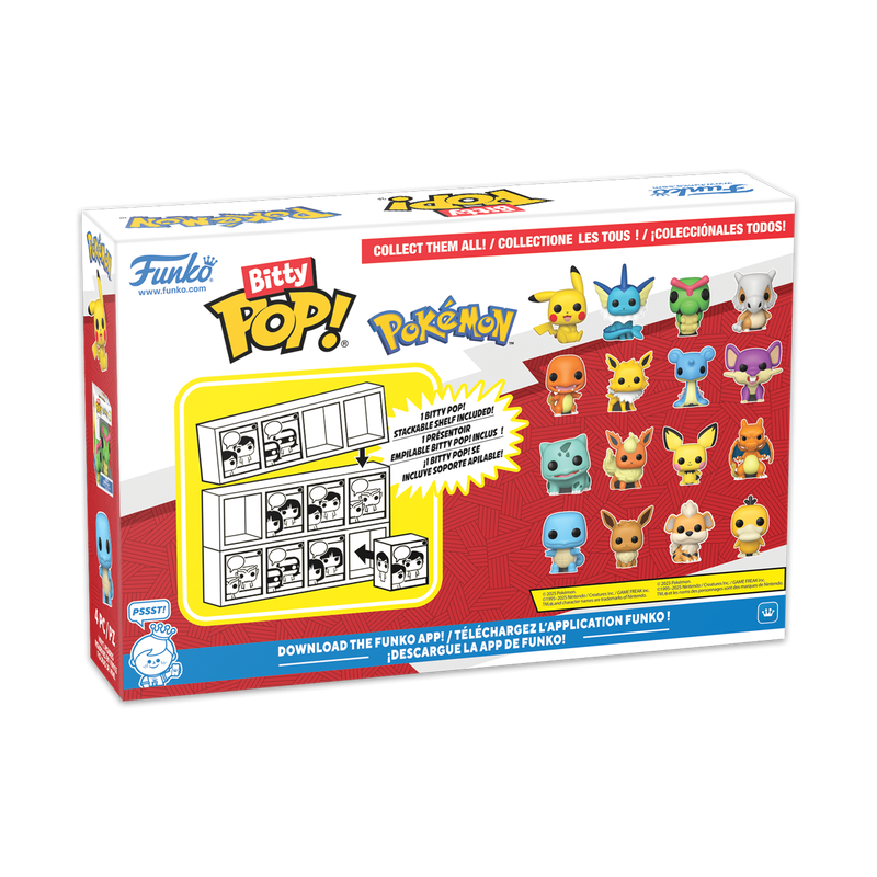 [PREORDER] Pokémon Bitty POP! Vinyl Figure 4-Pack Series 1 2 cm