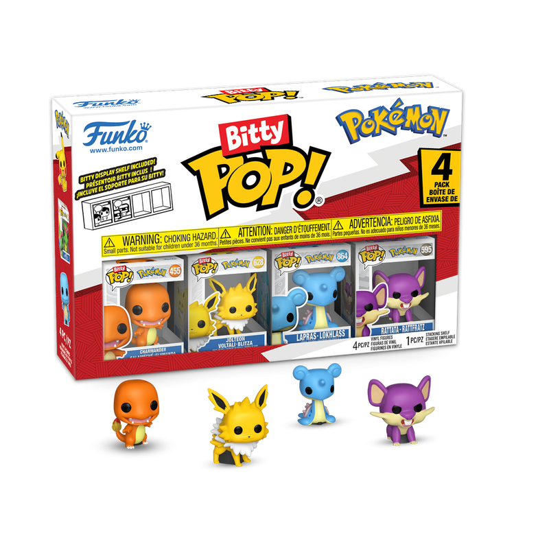 [PREORDER] Pokémon Bitty POP! Vinyl Figure 4-Pack Series 2 2 cm