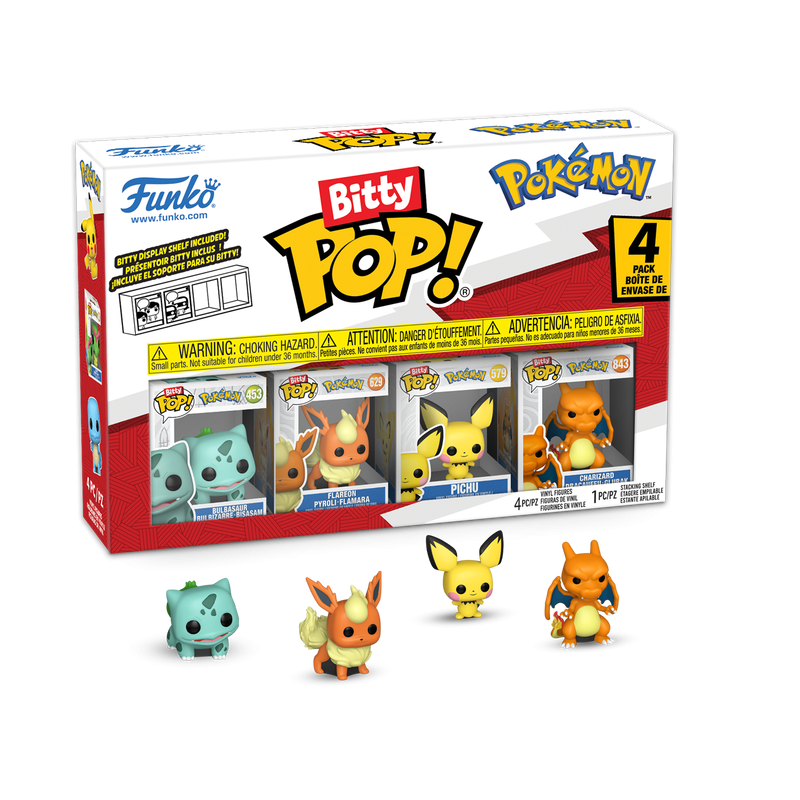 [PREORDER] Pokémon Bitty POP! Vinyl Figure 4-Pack Series 3 2 cm