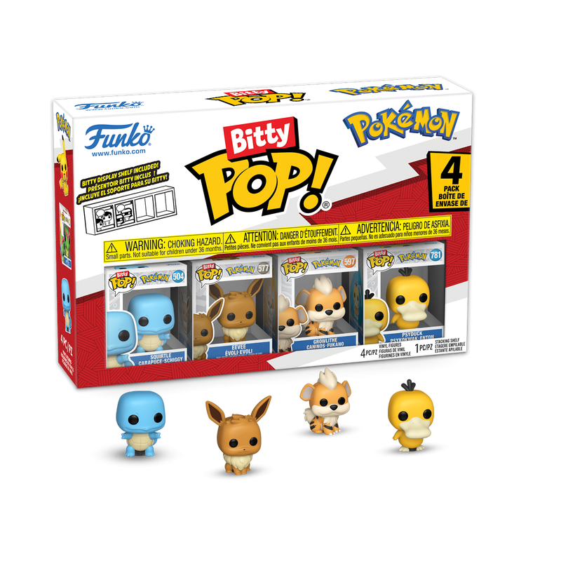 [PREORDER] Pokémon Bitty POP! Vinyl Figure 4-Pack Series 4 2 cm