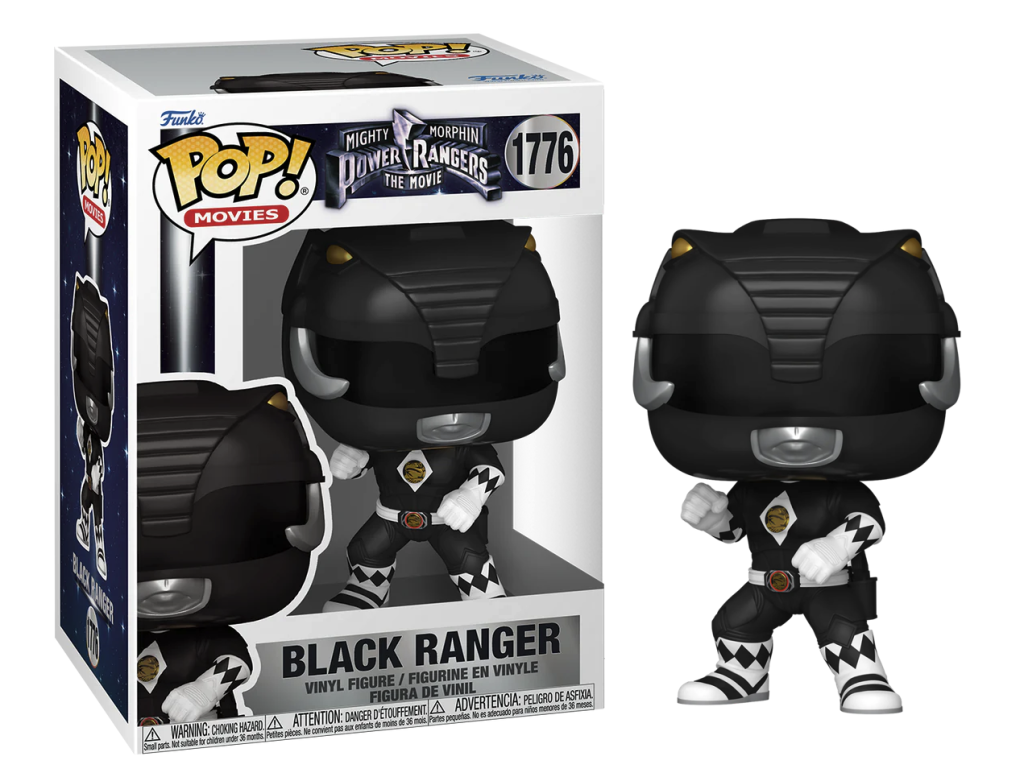 Mighty Morphin Power Rangers: The Movie POP! Movies Vinyl Figures Black Ranger 9 cm