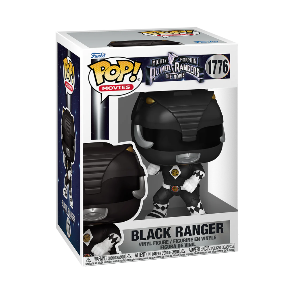Mighty Morphin Power Rangers: The Movie POP! Movies Vinyl Figures Black Ranger 9 cm