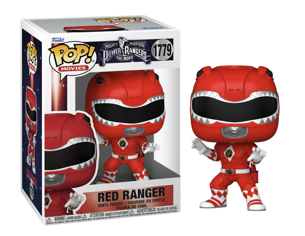 Mighty Morphin Power Rangers: The Movie POP! Movies Vinyl Figures Red Ranger 9 cm