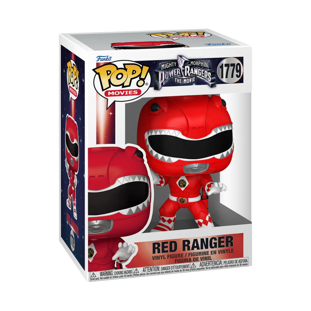 Mighty Morphin Power Rangers: The Movie POP! Movies Vinyl Figures Red Ranger 9 cm