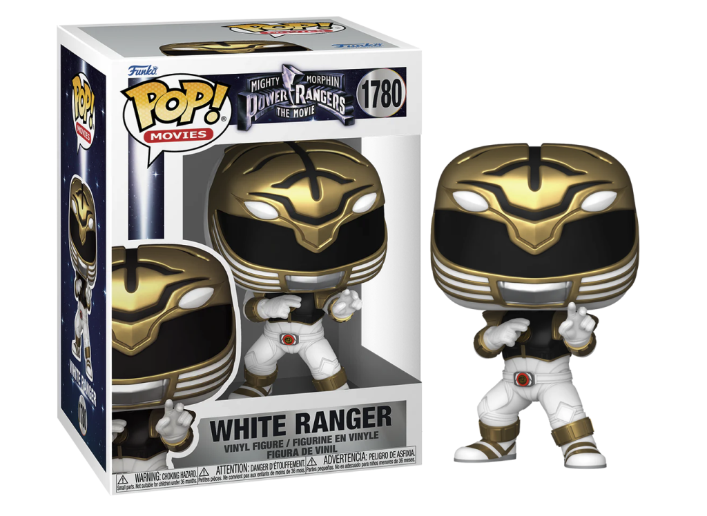 Mighty Morphin Power Rangers: The Movie POP! Movies Vinyl Figures White Ranger 9 cm