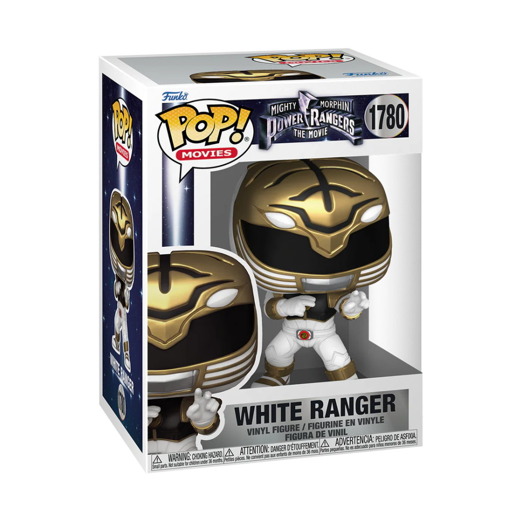 Mighty Morphin Power Rangers: The Movie POP! Movies Vinyl Figures White Ranger 9 cm