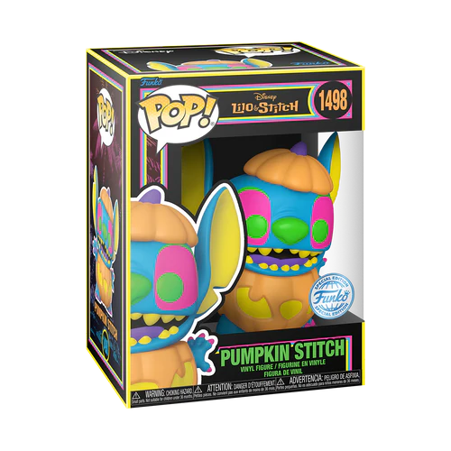 Lilo & Stitch POP! Disney Vinyl Figure Blacklight Pumpkin Stitch 9 cm