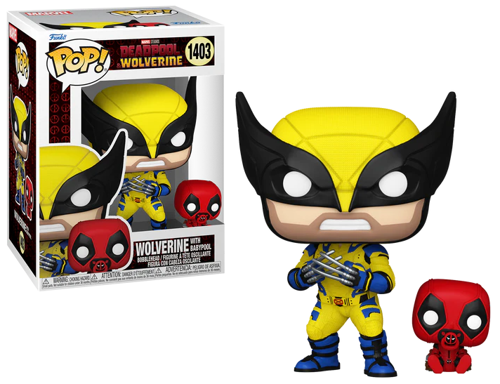 Deadpool 3 POP & Buddy! Vinyl Figure Wolverine w/ Babypool 9 cm