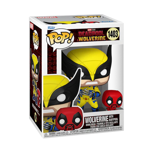 Deadpool 3 POP & Buddy! Vinyl Figure Wolverine w/ Babypool 9 cm
