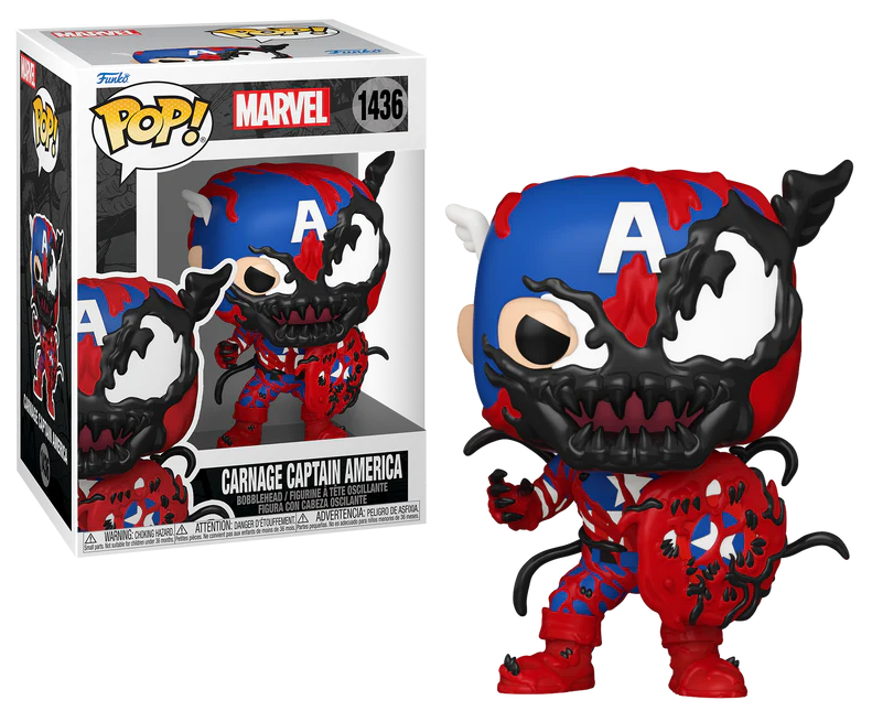 Marvel POP! Vinyl Figure Carnageized - Captain America 9 cm