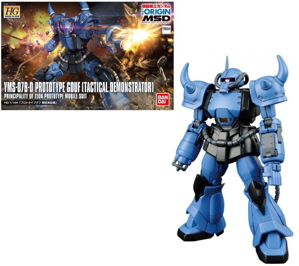 GUNDAM - Model Kit - High Grade - Prototype Gouf YMS-07B-0 - 1/144