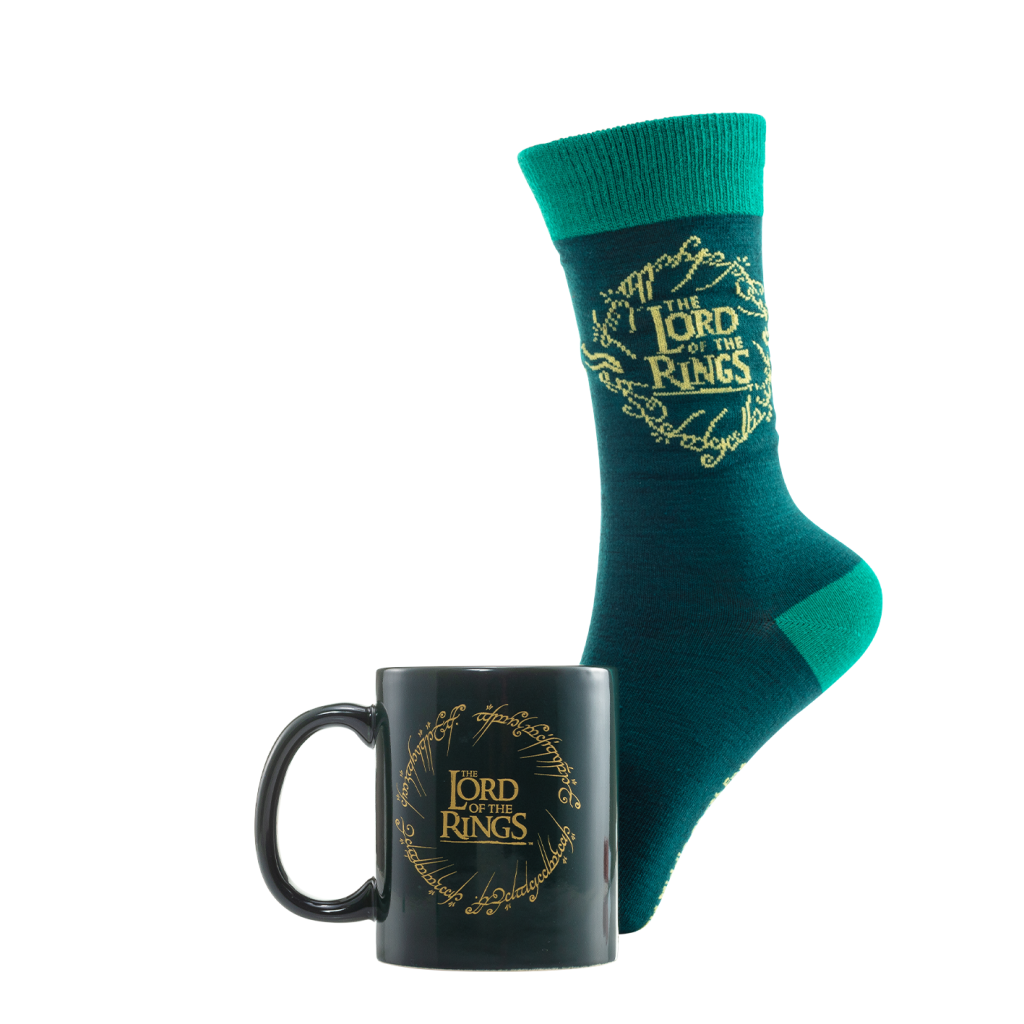 LORD OF THE RINGS - Logo - Mug 315ml and Socks 41-45