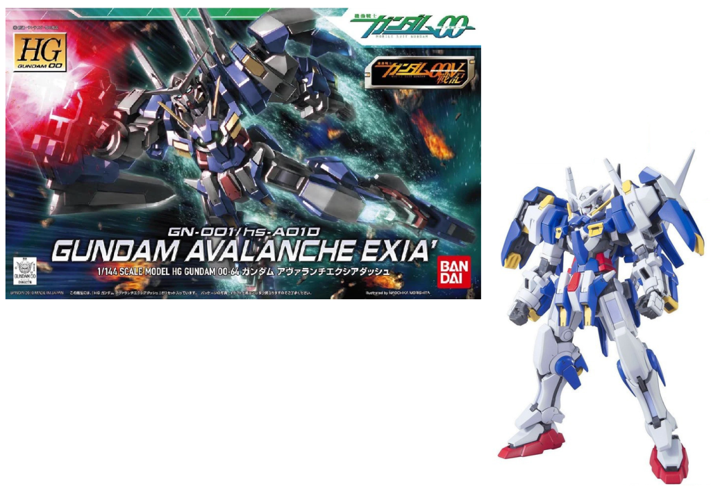 GUNDAM - Model Kit - HG 1/144 - Gundam Avalache Exia Dash - 15cm