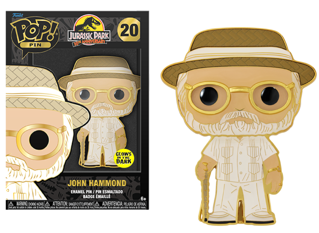 JURASSIC PARK - Pop Large Enamel Pin N° 20 - John Hammond
