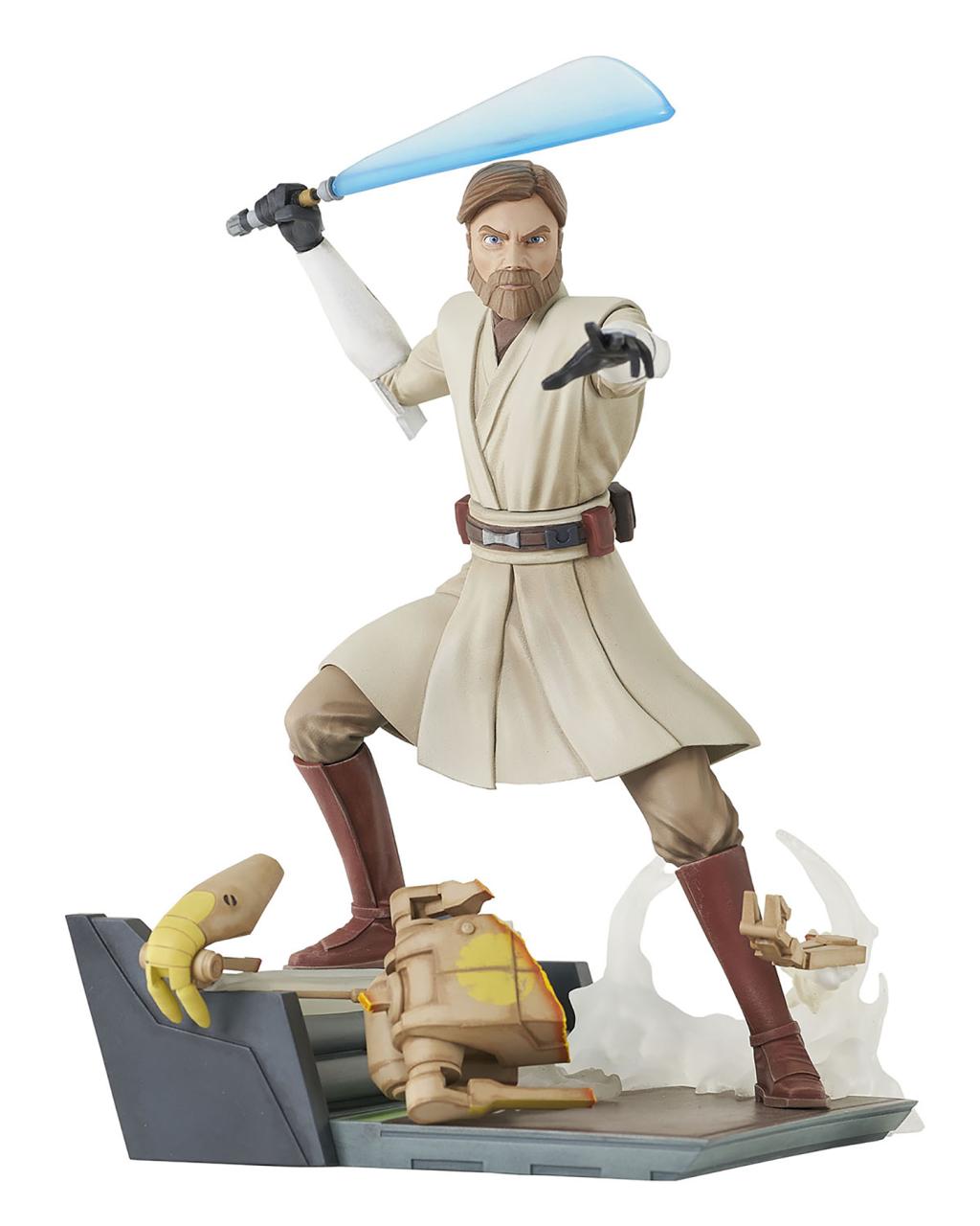 STAR WARS THE CLONE WARS - General Kenobi - Statue Gallery 20cm