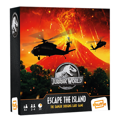 JURASSIC WORLD - Shuffle - Escape Island - Card Games FR/NL