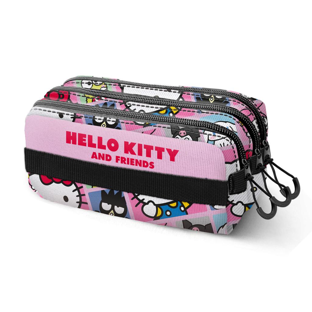 HELLO KITTY & Friends - Trick Triple Pencil Case