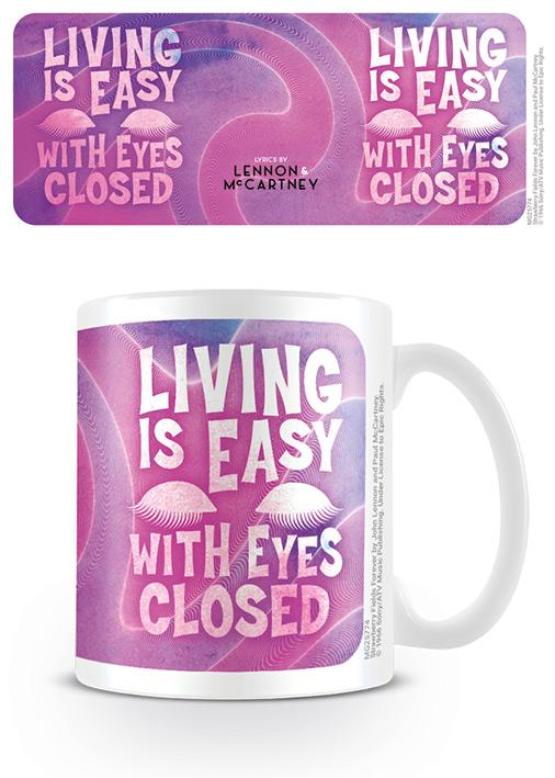 LENNON & MCCARTNEY - Mug - 315 ml - Living Is Easy With Eyes Closed