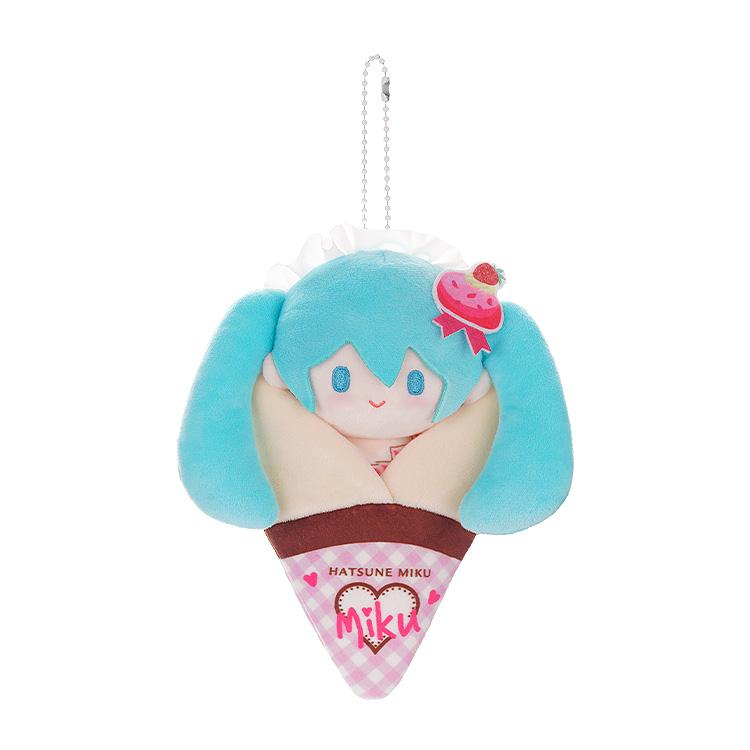 HATSUNE MIKU - Crêpe Mascot B - Keychain Pouch 15x17cm