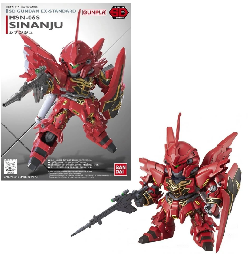 GUNDAM - SD Gundam Ex-Standard 013 Sinanju - Model Kit 8cm