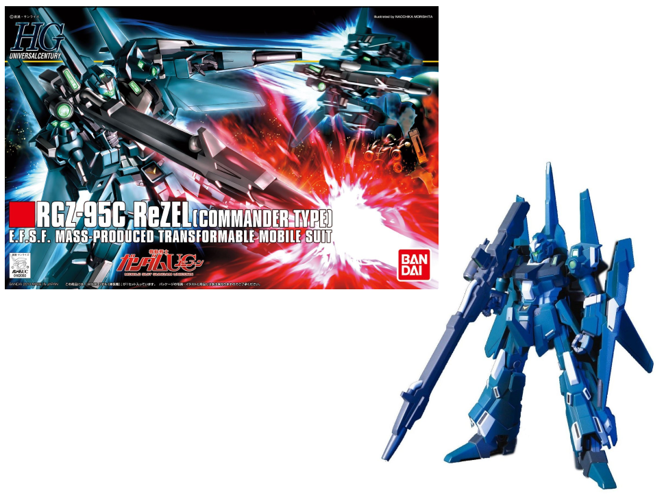 GUNDAM - 1/144 HGUC ReZEL ( Captain MS ) - Model Kit