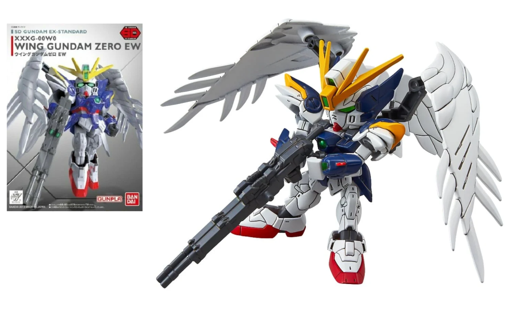 GUNDAM - SD Gundam Ex-Standard 004 Wing Zero - Model Kit 8cm