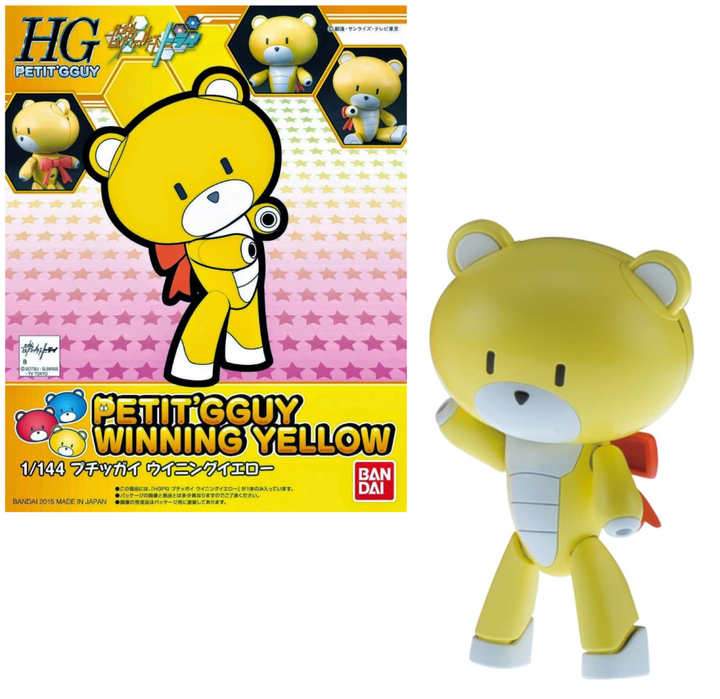 GUNDAM - HGPG 1/144 Petit'gguy Winning Yellow - Model Kit 8cm