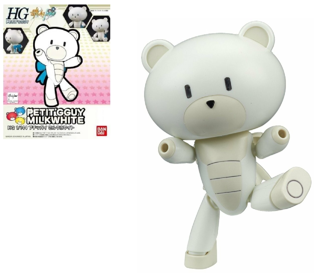 GUNDAM - HGPG 1/144 Petit'gguy Milkwhite - Model Kit 8cm