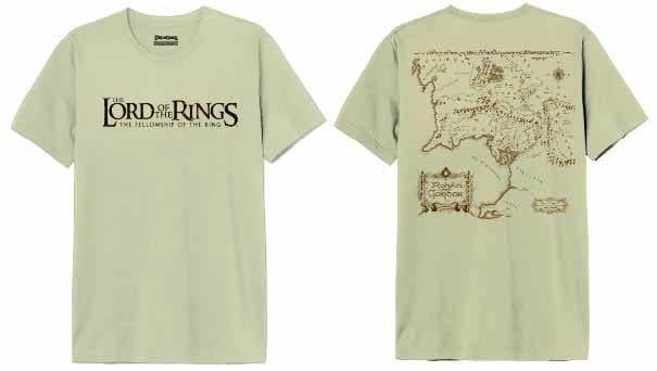LORD OF THE RINGS - Gondor Map - T-Shirt Men (S)