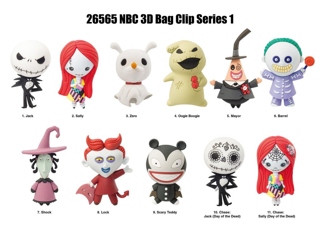 NBX Series 1 - 3D Foam Bag Clip (Display 24 Pcs)