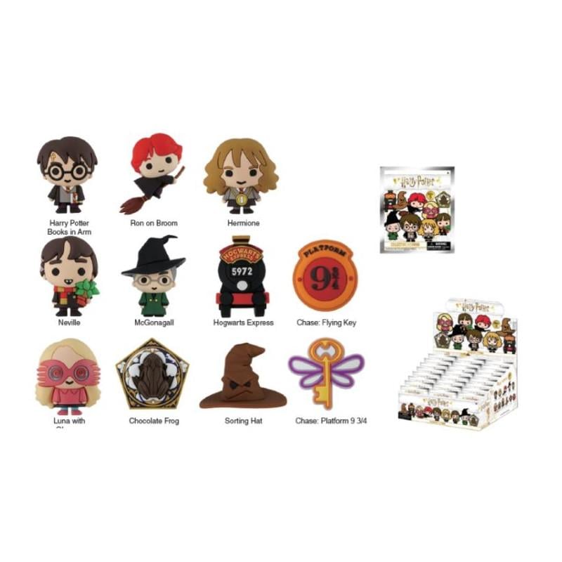 HARRY POTTER Serie 5 - 3D Foam Bag Clip (Display 24 Pcs)