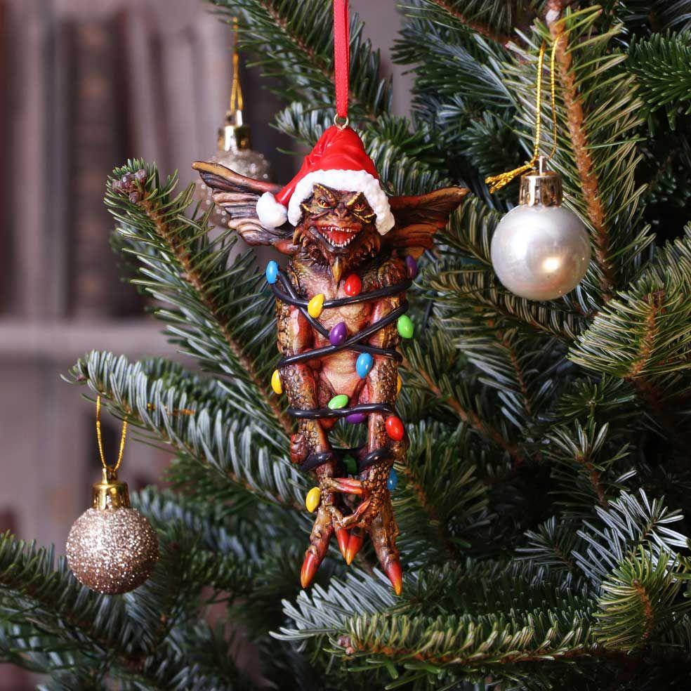 GREMLINS - Santa Mohawk Fairy Lights - Stocking Ornament 12cm