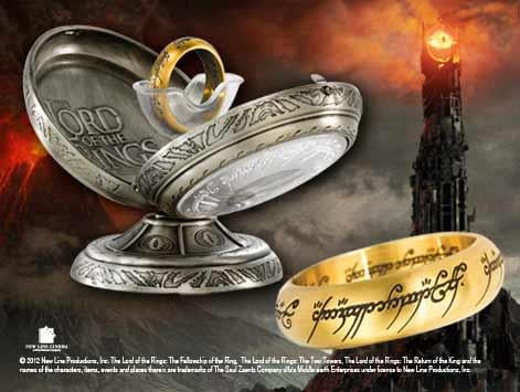 LORD OF THE RINGS - One Ring Stainless Steel - Size US 08 FR 57.3