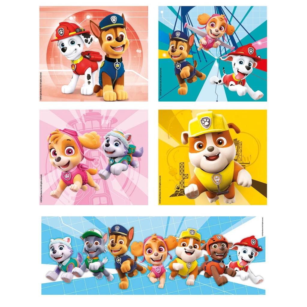 PAW PATROL - 10 Puzzle 18 (3) + 30 (4) + 48 (2) + 60 (1) P